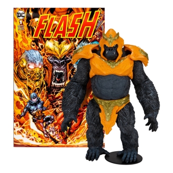 DC Direct Page Punchers Megafigs Actionfigur & Comic Gorilla Grodd (The Flash Comic) 30 cm